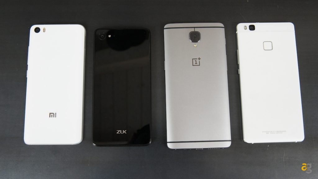 oneplus-3-vs-xiaomi-mi5-vs-huawei-p9-lite-vs-zuk-z2-il-confronto