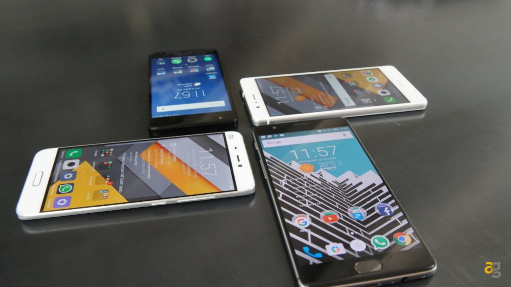 oneplus-3-vs-xiaomi-mi5-vs-huawei-p9-lite-vs-zuk-z2-il-confronto