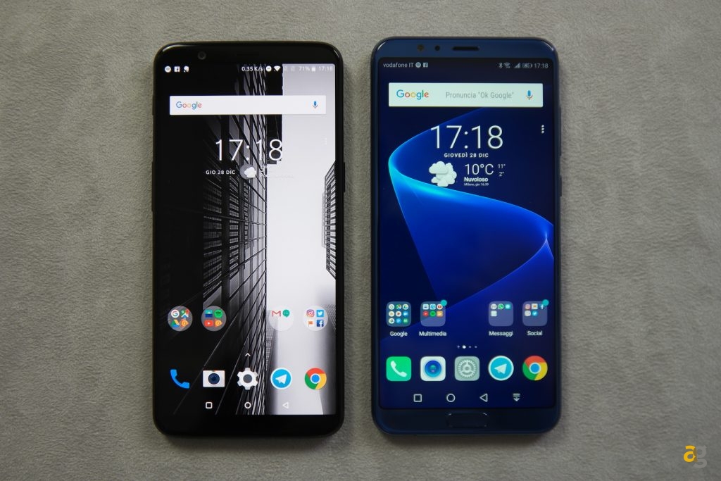 confronto-honor-view-10-oneplus-5t