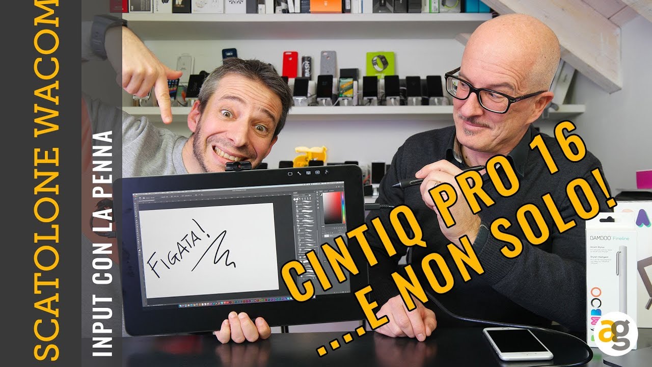 Recensione WACOM Cintiq PRO 16, Bamboo, Intuos, Fineline e Ink – Andrea  Galeazzi