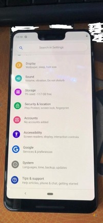 google-pixel-3-e-3xl-quasi-tutto-schermate-confezione