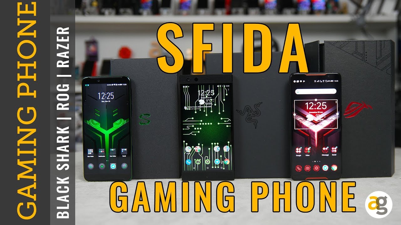 Il MIGLIOR GAMING PHONE? Confronto ROG vs. RAZER vs. BLACK SHARK