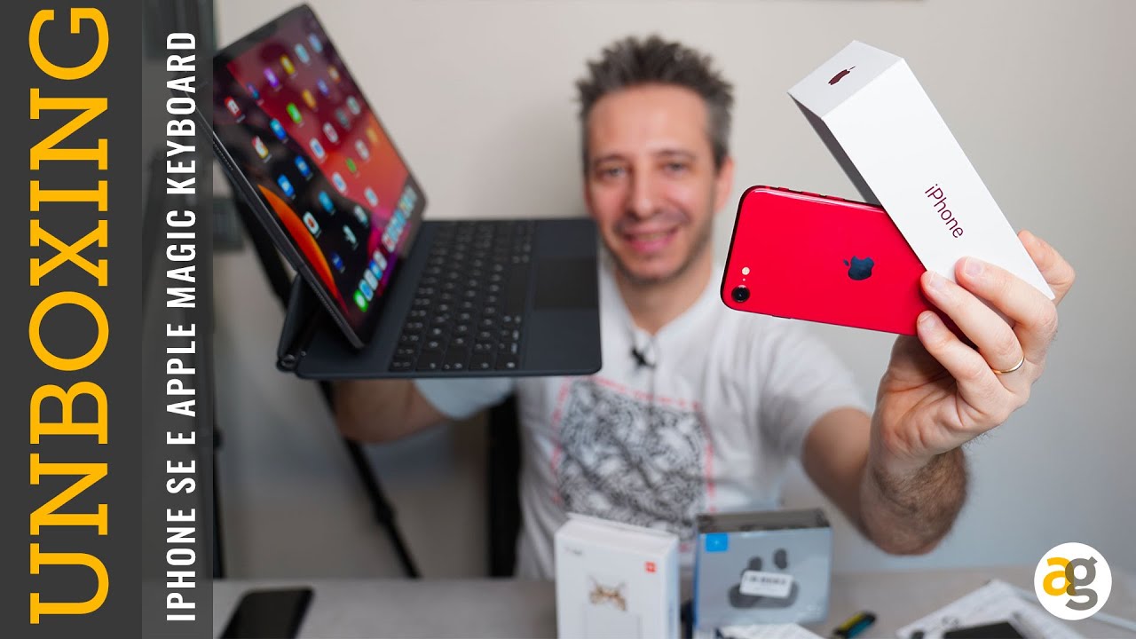 UNBOXING iPhone SE 2020, APPLE Magic Keyboard e NON SOLO! – Andrea Galeazzi