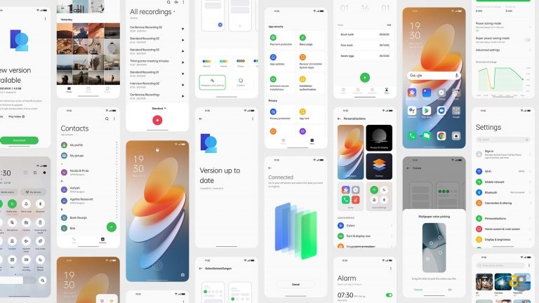 1. ColorOS 12 visual