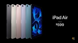 Apple iPad Air (2022) potrebbe arrivare questa primavera con A1