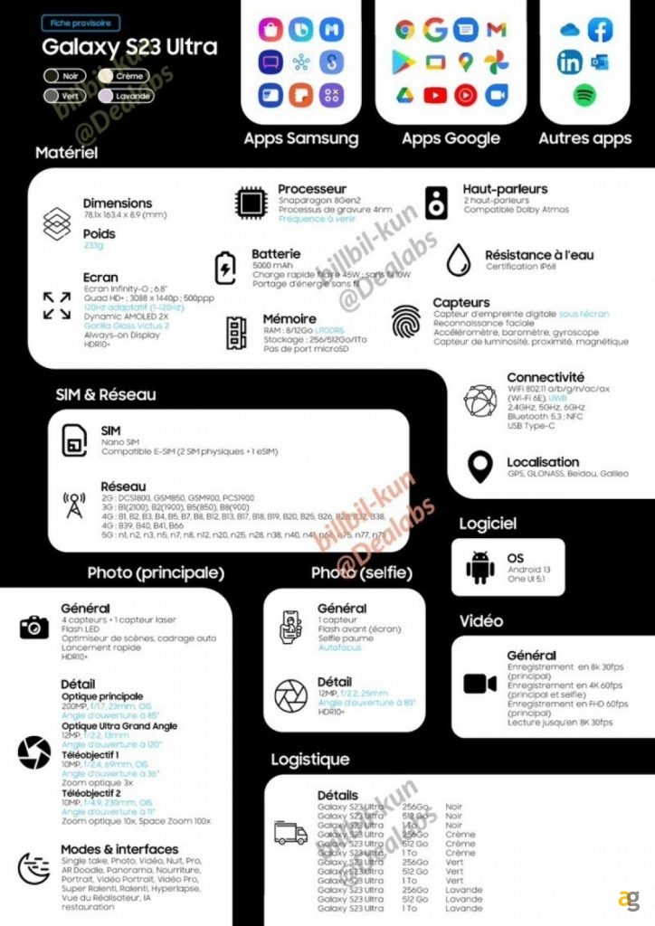 samsung-tutte-specifiche-galaxy-s23-ultra-solo-leak