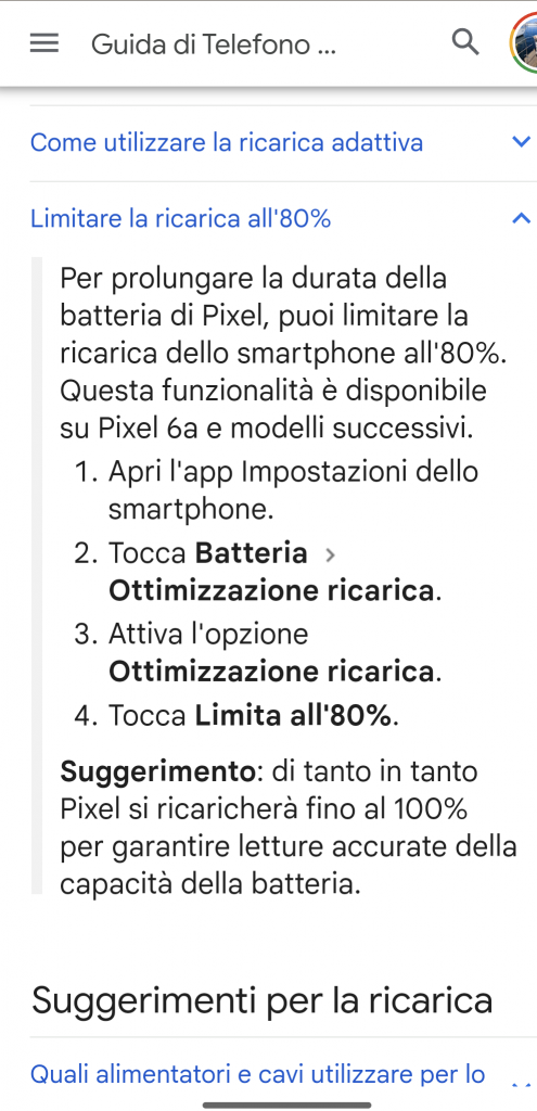 limite-carica-80-funzione-bypass-novita-per-pixel-google