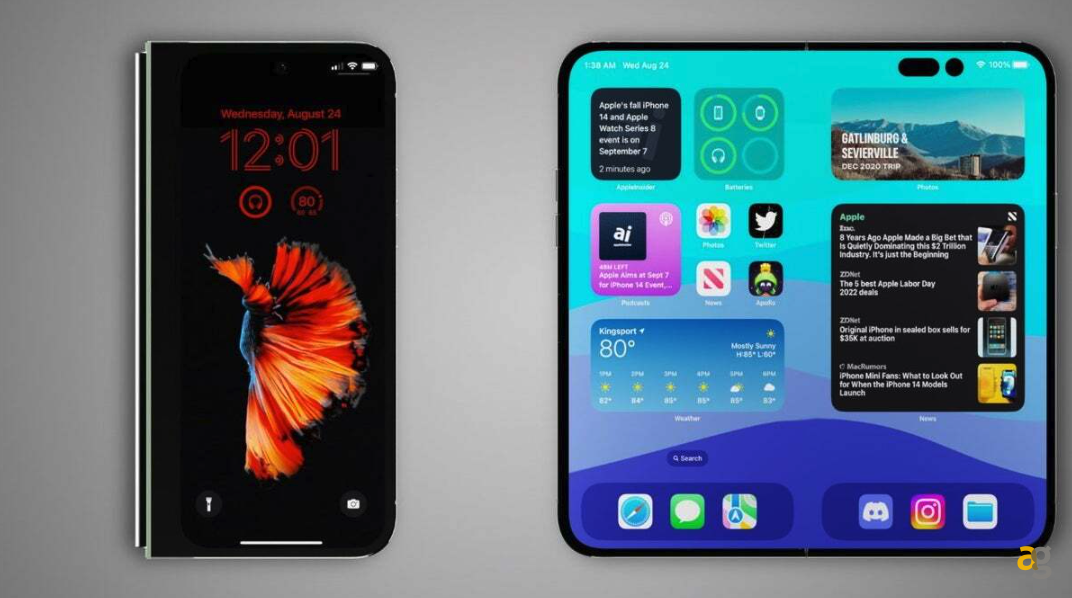 Il primo iPhone pieghevole avrà un display Samsung… migliore di quello del Fold