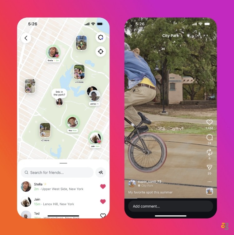 instagram-rinnova-arrivano-repost-mappa-interattiva-nuova-scheda-amici-reels