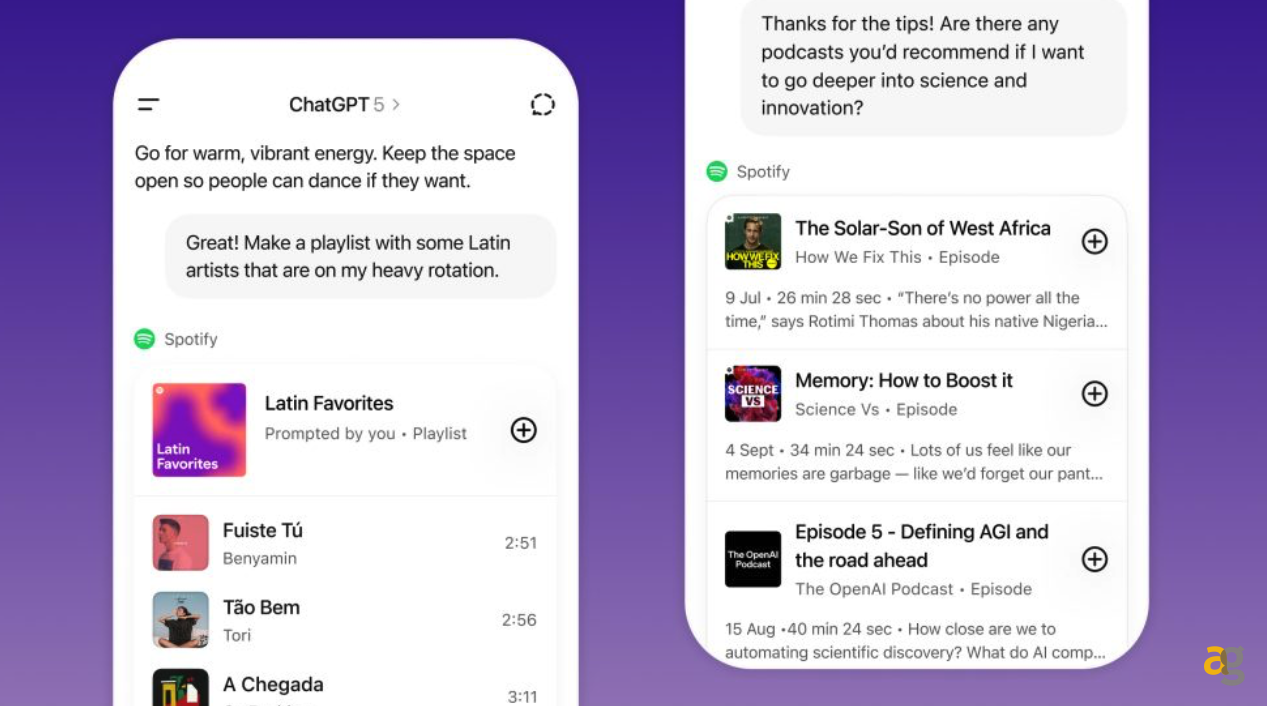 ChatGPT su Spotify